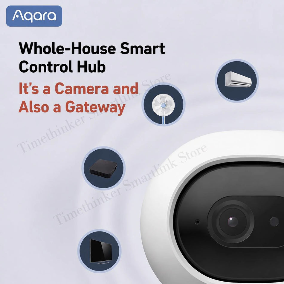 Aqara G3 Smart Kamera Hub s 2K HD 360 Stupňovým AI Rozpoznávaním A Dvojpásmovým WiFi