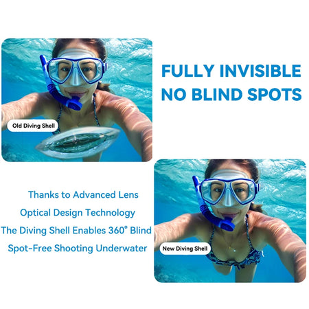Invisible Dive Case for Insta360 X5 &ndash; Durable Waterproof Protection