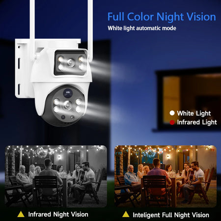 V380 8MP Dual Lens Outdoor Camera