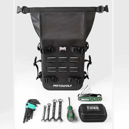 Motorcycle Bumpers Bag Waterproof 6L Motorcycle Side Frame Bag Motorcycle Crash Bar Bag Universal Motor Riding Tools Storage Ba by InterCyprus Trading Ltd