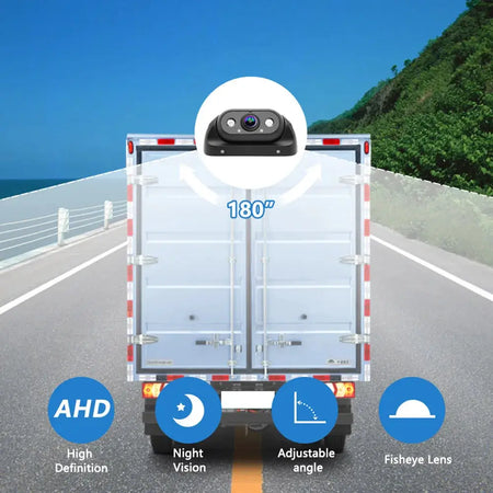 SMARTOUR 4PIN Heavy Duty Metal Case AHD 1080P Sensor Rear View Camera Backup Reversing Waterproof 12-24v For Caravan Truck Bus by InterCyprus Trading Ltd