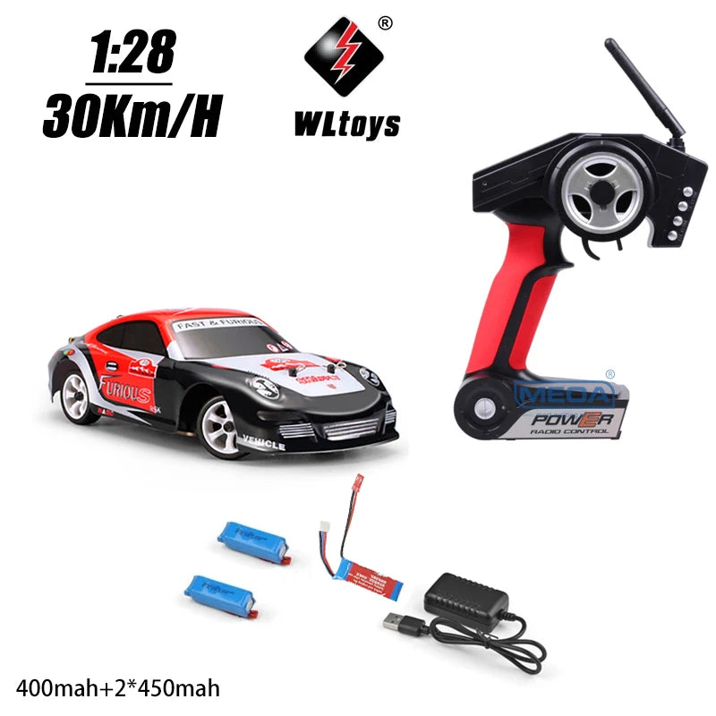 WLtoys 284161 1/28 4WD High-Speed RC Car - 30Km/H Off-Road Drift Racer 3B No Box 1