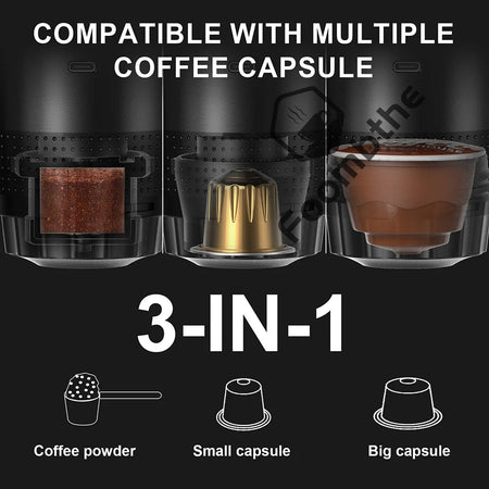 Denokin KF-JN-02 Wireless Portable Espresso Machine &ndash; 3-In-1