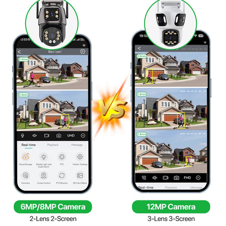 12MP WiFi PTZ Security Camera