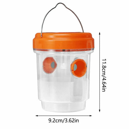 Wasp Trap Reusable Dual Entry Design - Harmless to Bees