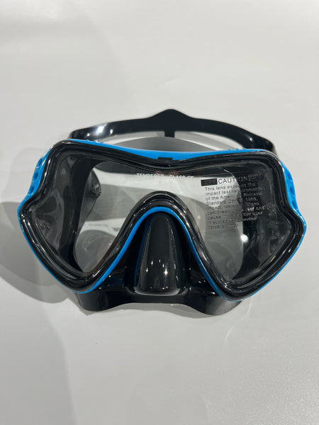 Professional Silicone Scuba Diving Mask - Anti-Fog, UV Protection, Waterproof for Adults 306Blue black / CHINA