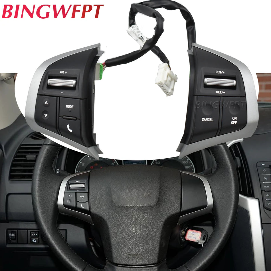 Botón del volante de dirección interruptor de control de crucero para Isuzu D-Max