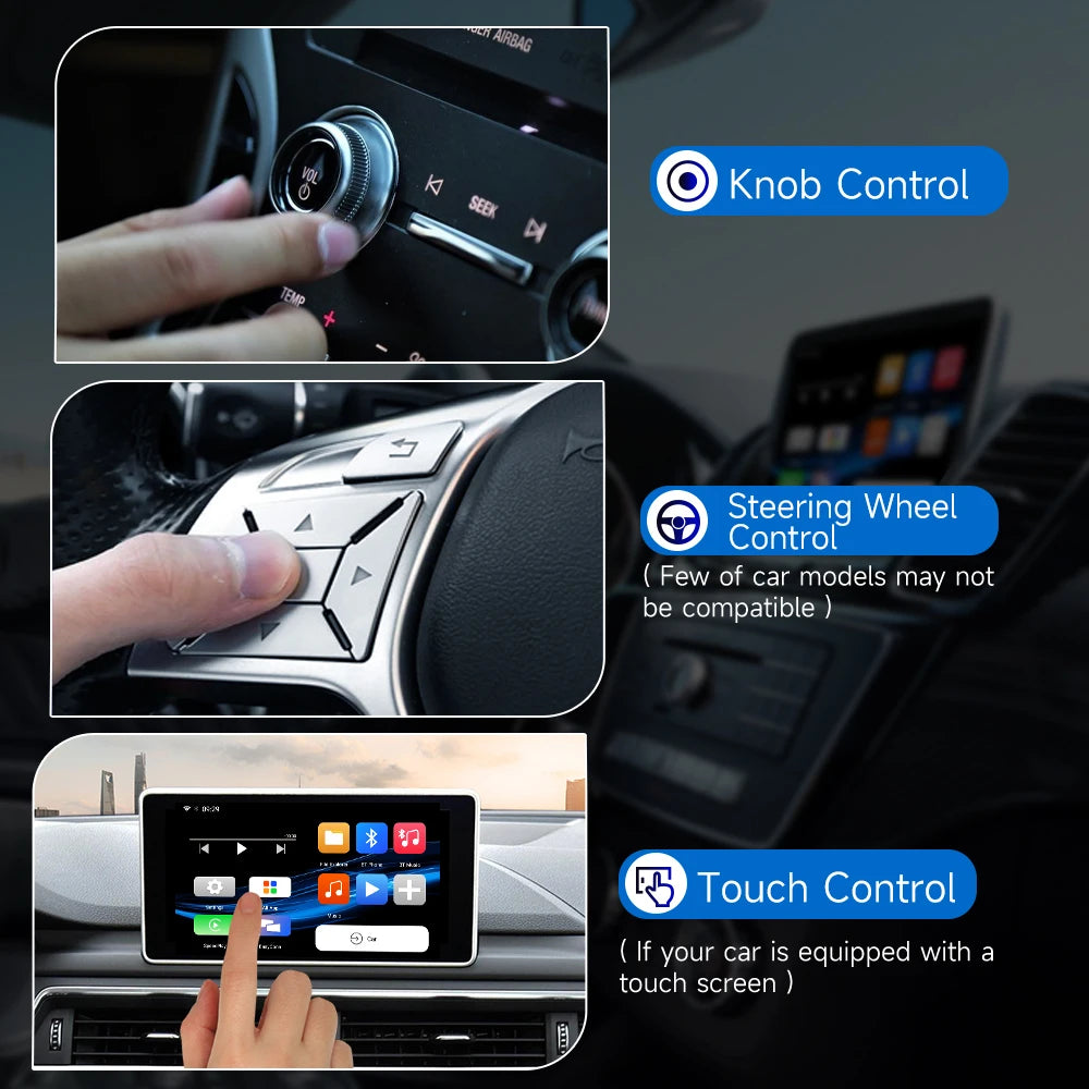 HEYINCAR Smart AI Box Plus for Wireless CarPlay &amp; Android Auto