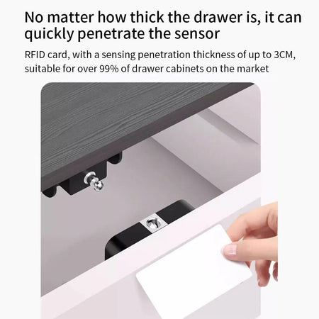 GS312-tuya - Hole Free Invisible Sensor Lock With RFID