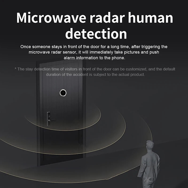 Tuya Wireless Radar Doorbell - 1080P Night Vision Camera