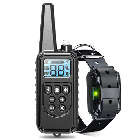 Rechargeable Electrical Dog Training Collar with Remote Control and Vibration
