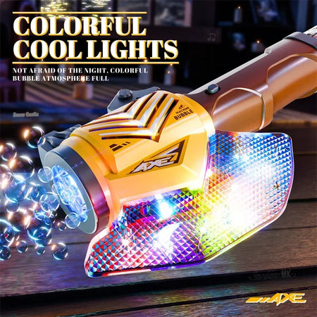 Axe Electric Bubble Gun &ndash; Full Automatic Soap Blower for Kids