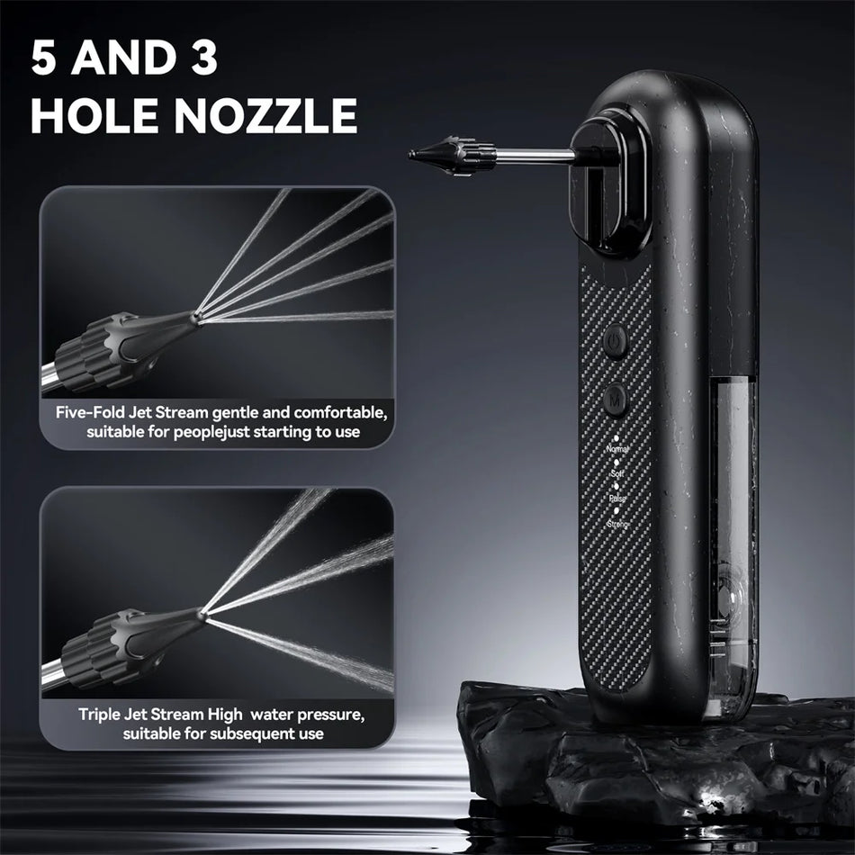Električni čistač ušnih voskova s vodom pokretanom irigacijom, 4 moda, set za uklanjanje ušnog voska za sigurnu njegu ušiju