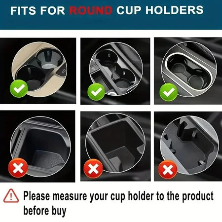 Car Cup Holder Expander Mount &ndash; 360 Degree Rotation