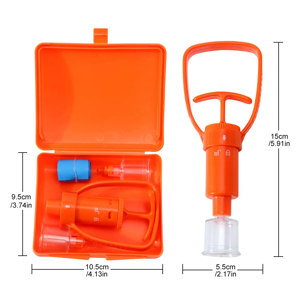 Snake Bite Kit Venom Extractor &ndash; Ultra Compact First Aid