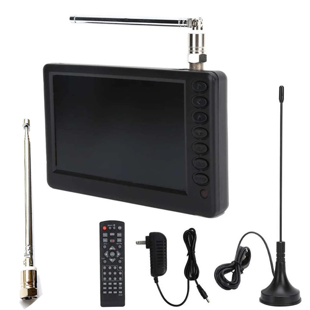LEADSTAR 5 Inch Portable Mini TV with DVB-T2, FM Radio &amp; USB Playback