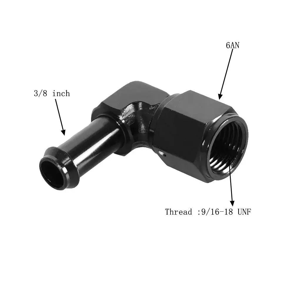 1PC Aluminum 6AN 8AN Male To 3/8" 5/16" Quick Disconnect Male Push On EFI Fitting Adapter Quick Connect by InterCyprus Trading Ltd