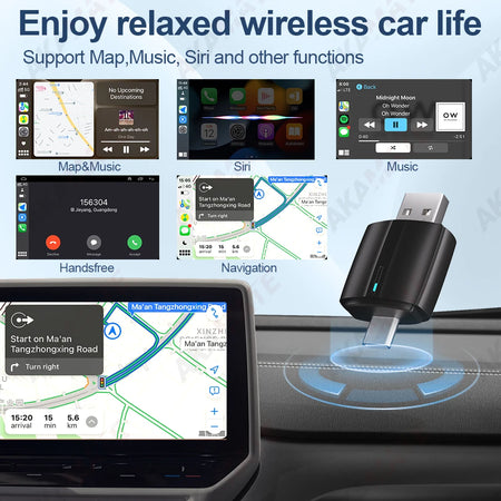 2in1 Wireless CarPlay Dongle &ndash; Convert Wired To Wireless