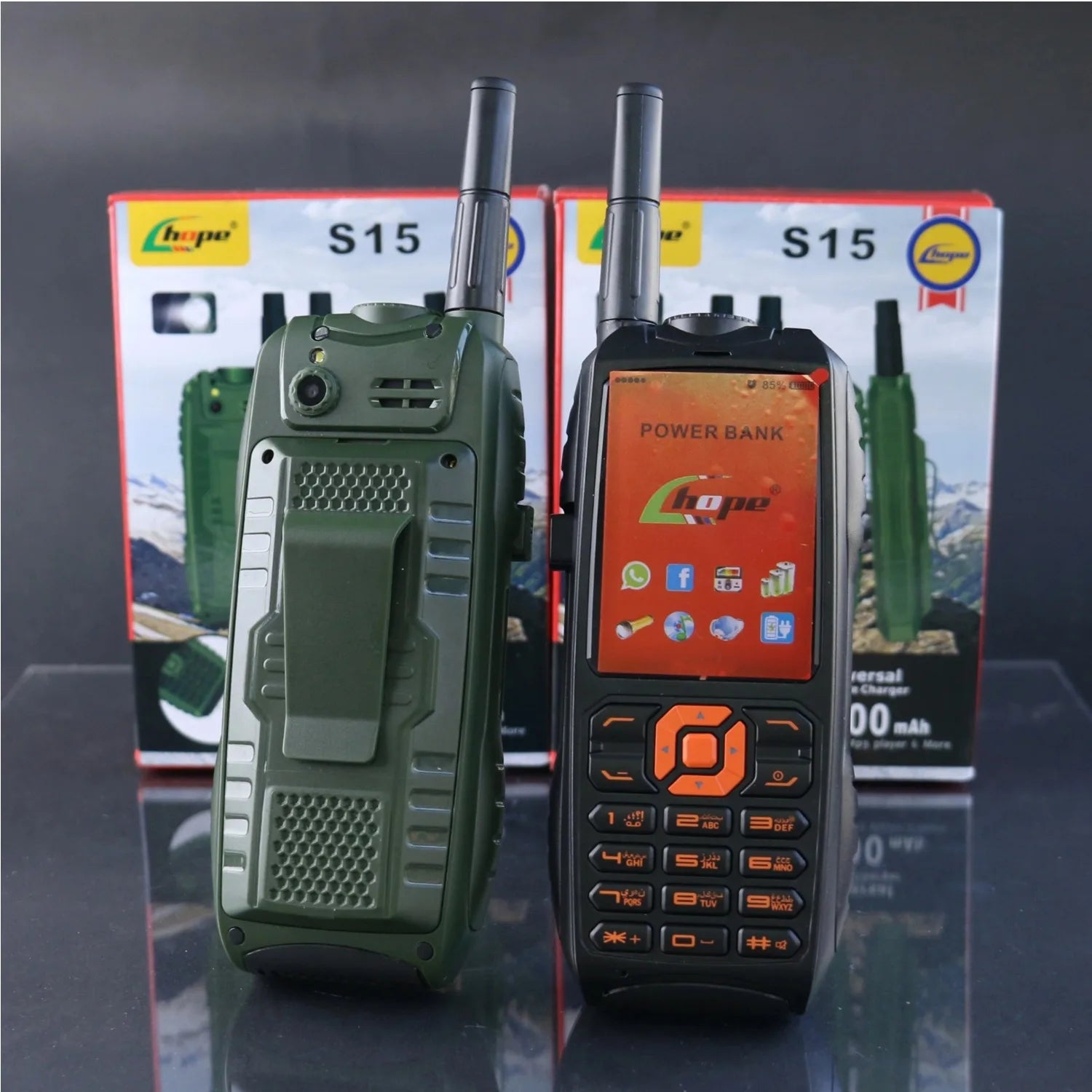 MAFAM Military Shockproof Phone &ndash; Big Battery SOS Button