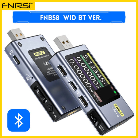 FNB58 USB Tester Voltmeter Ammeter &ndash; Fast Charge Detection and Capacity Measurement FNB58 With Bluetooth