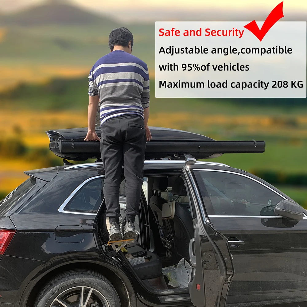 Universal Roof Rack Step Pedals - Heavy Duty 440Lbs