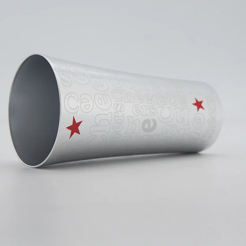 Color Changing Aluminum Beer Cup - Hammered Travel Mug