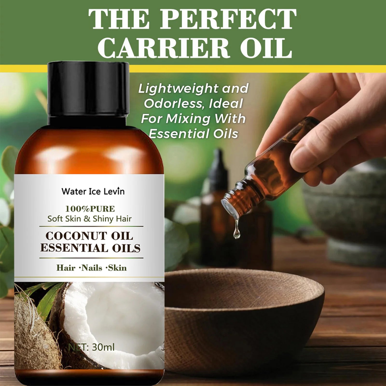 Coconut Essential Oil Blend &ndash; All-Natural Skin Care Formula