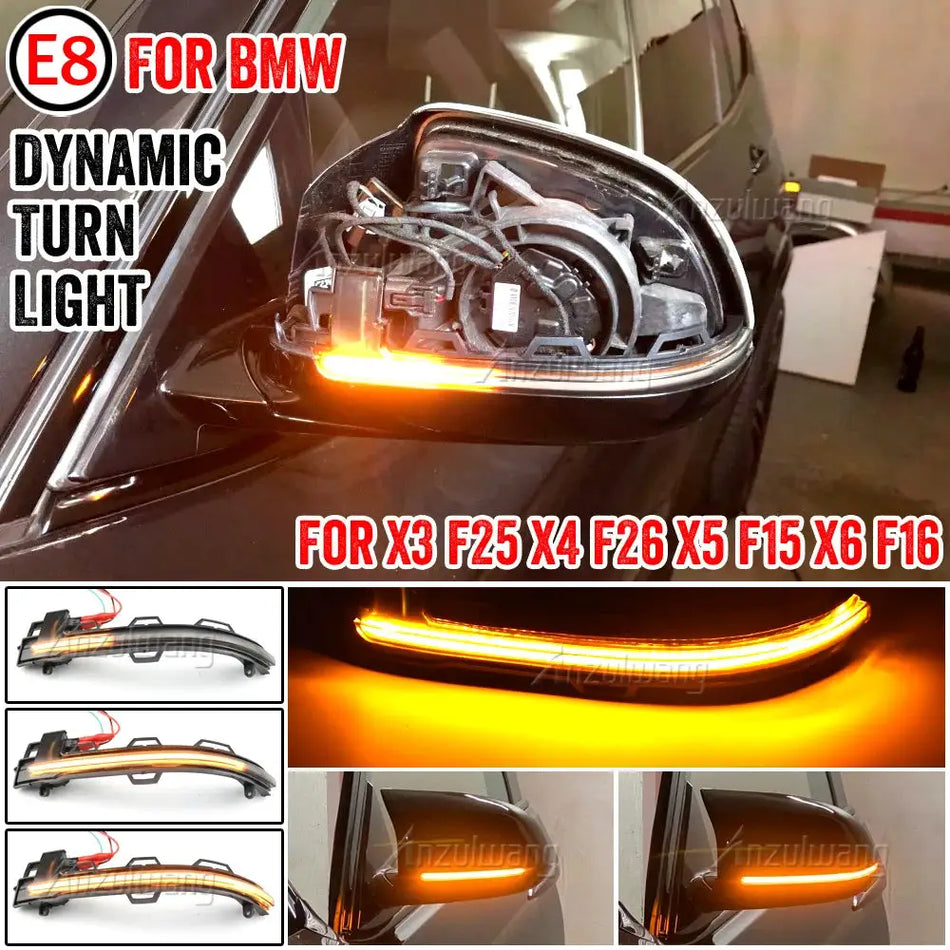 Dynamic Sequential Turn Signal Lights for BMW F25 F26 F15 F16 by InterCyprus Trading Ltd