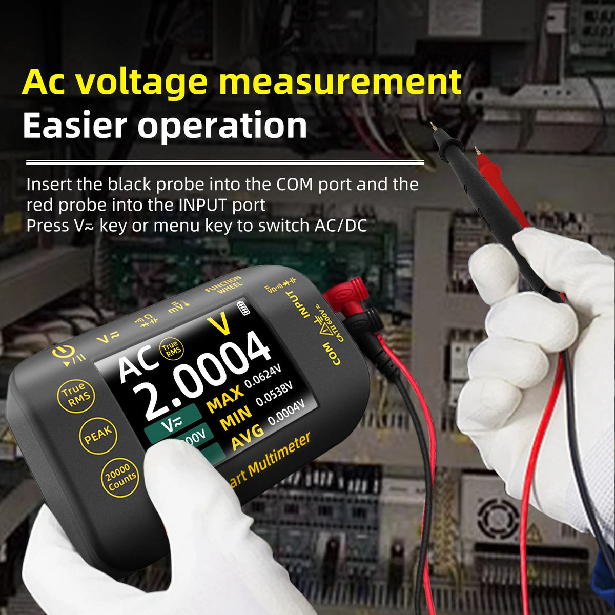 BSIDE S40 PV Digital Multimeter &ndash; True RMS 20000 Counts