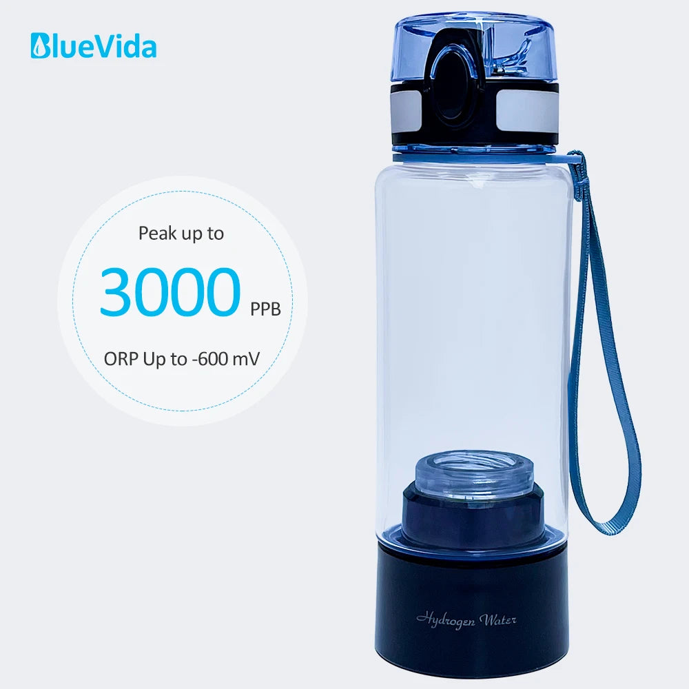 BlueVida Q8 Max 3000ppb Hydrogen Bottle &ndash; Long Battery Life