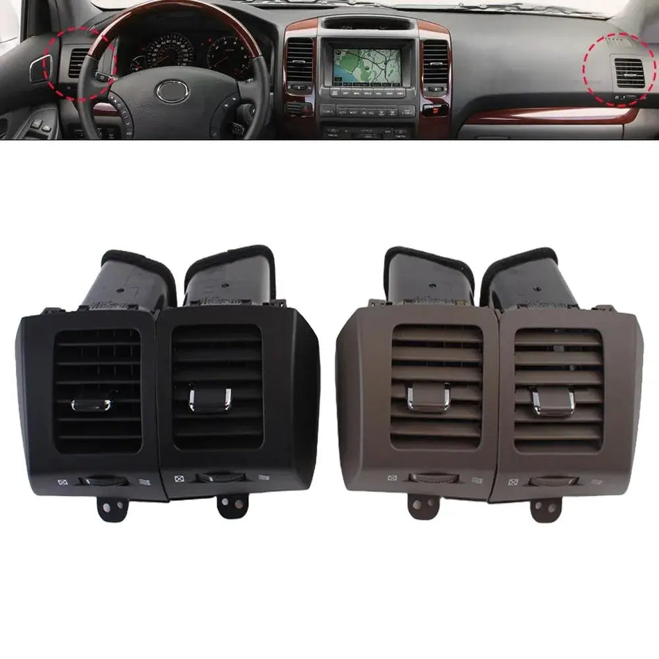 Πλαστικός καλυμμένος αεραγωγός AC για Toyota Lc120 Prado Lexus Gx470