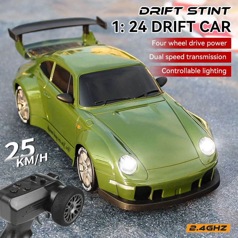 2.4G 4WD 1:24 RC Drift Racing Car - Full Throttle Pro