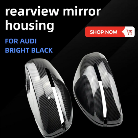 Side Wing Mirror Cover with Carbon Fiber for Audi TT TTS 8J MK2 R8 by InterCyprus Trading Ltd