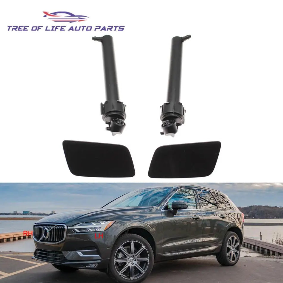 Luktura mazgātāja sprauslas komplekts Volvo XC60 2018-2021 kreisā un labā ar smidzinātāja sūkni un vāciņiem