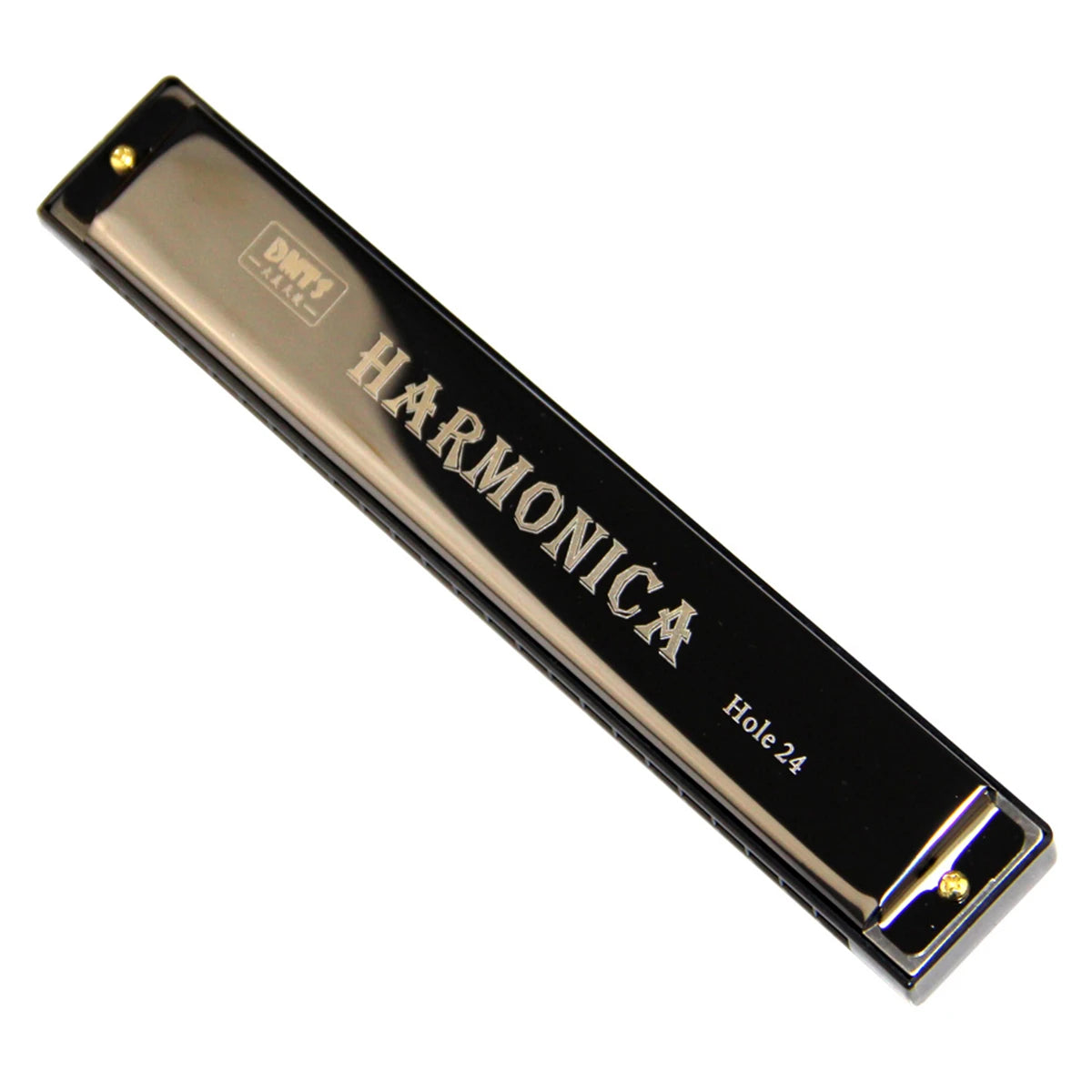 Miwayer 24 Holes Professional Harmonica &ndash; Case Included Black