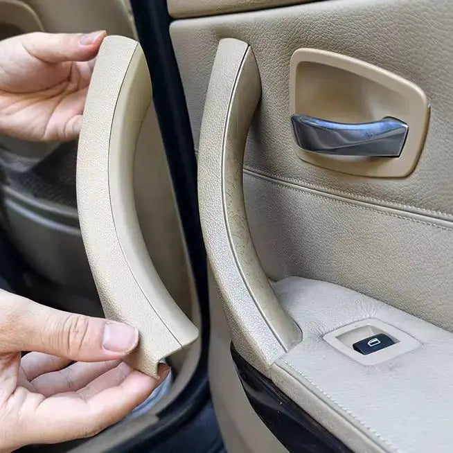 For BMW 3 Series E90 E91 E92 2004-2013 Beige Black LHD RHD Easy Installation Left Right Inner Door Handle Cover ABS by InterCyprus Trading Ltd