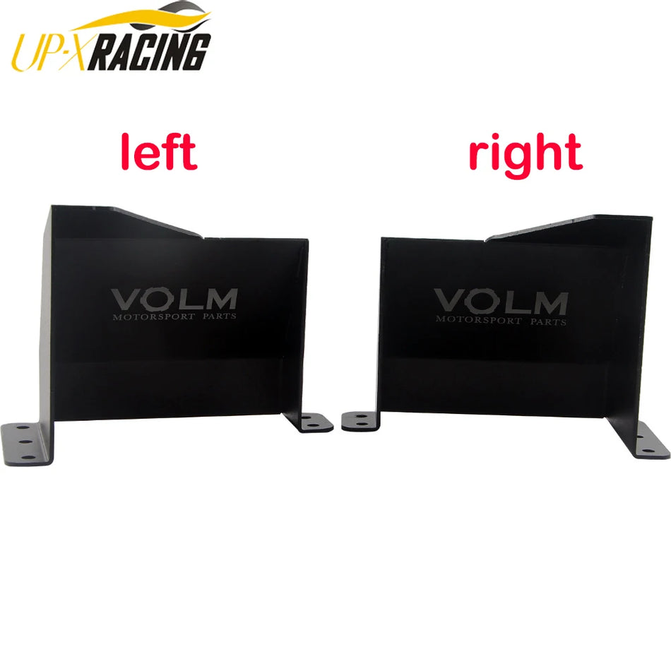 Εισαγωγές Αέρα για BMW N55 F20 F30 2mm Αλουμινίου Δυναμικές Σκοπές Μαύρες Ανόδιο για 135i 235i 335i 435i