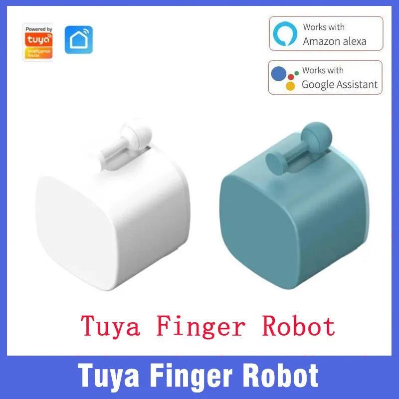 Inteligentný robotický tlačidlový stláčač s ovládaním cez Bluetooth, Alexa a Google Home