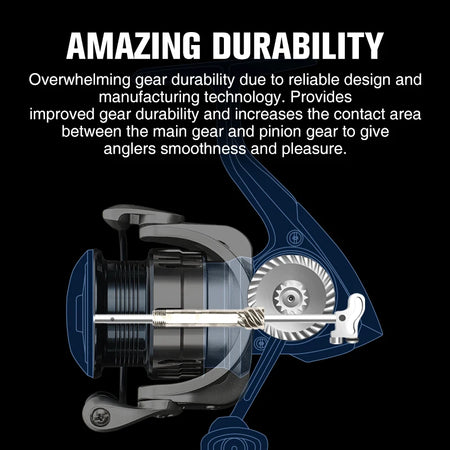 TSURINOYA Ultralight Carbon Spinning Fishing Reel LANIUS - Lightweight Precision for Serious Anglers