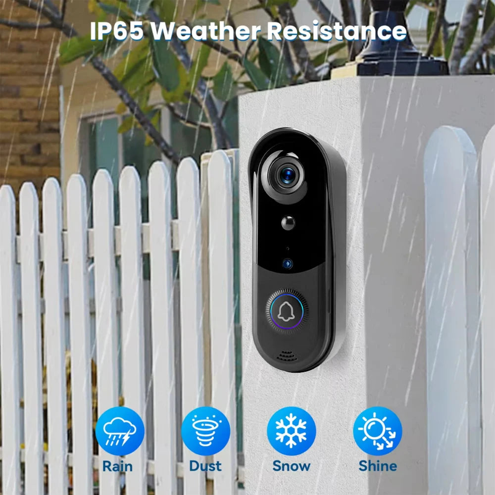 REHENTINT Smart Video Doorbell - Free Cloud Storage 1080P