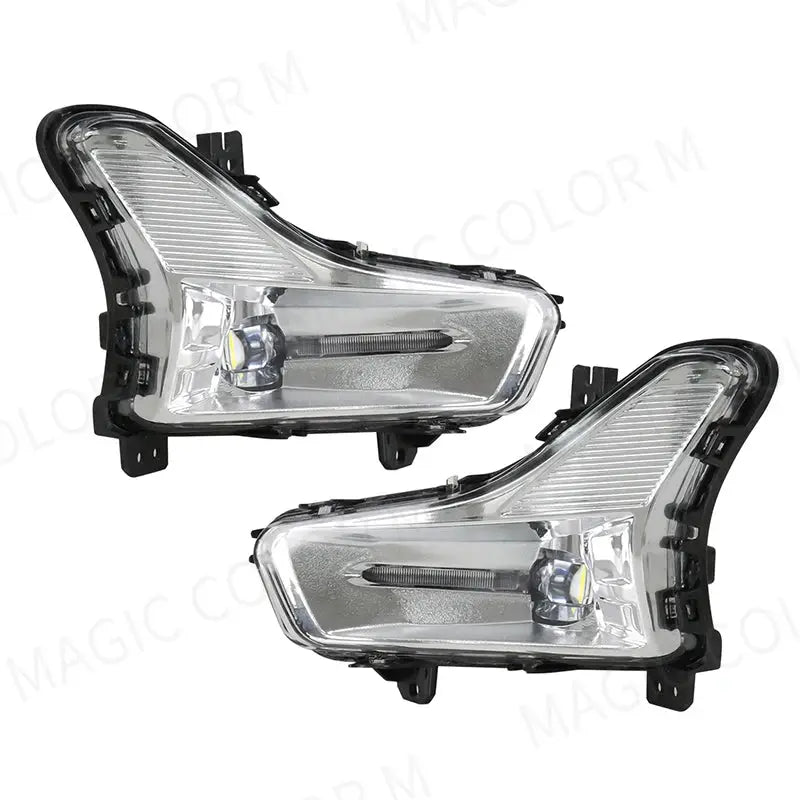 Led Fog Lamps For Ford Mondeo Fusion 2019 2020 Daytime Running Light DRL Car Front Driving Daylight Covers Frame Wire Switch 12V by InterCyprus Trading Ltd