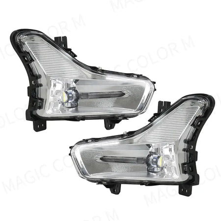 Led Fog Lamps For Ford Mondeo Fusion 2019 2020 Daytime Running Light DRL Car Front Driving Daylight Covers Frame Wire Switch 12V by InterCyprus Trading Ltd