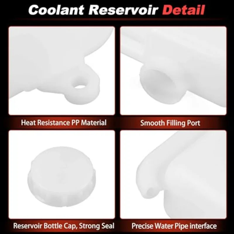 Kylvätskeexpansionsbehållare med lock för Mitsubishi L200 Montero Sport