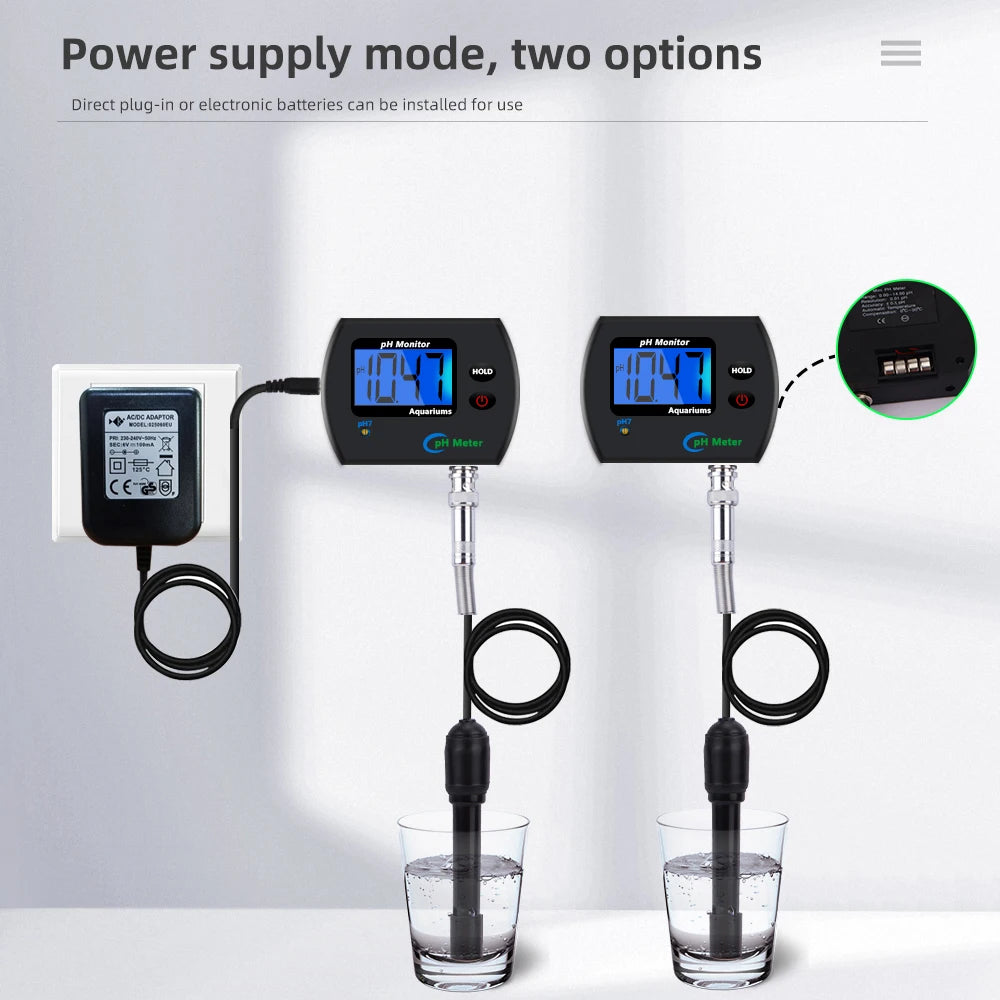 Digital Ph Meter Aquarium Monitor &ndash; Accurate Water Tester