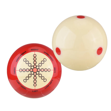 Red White Resin Billiard Ball &ndash; Long Lifespan Resin