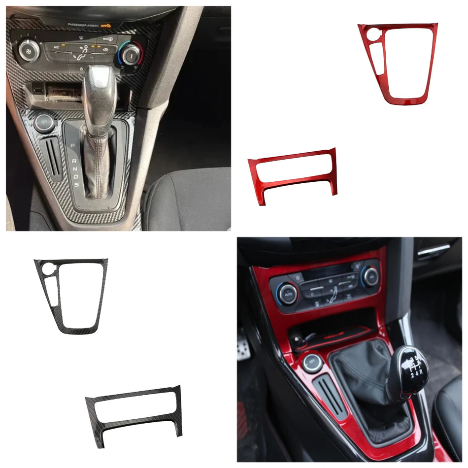 Pannello interruttore AC console centrale finitura cromo per Ford Focus 3 MK3 2015-2018 guida a sinistra