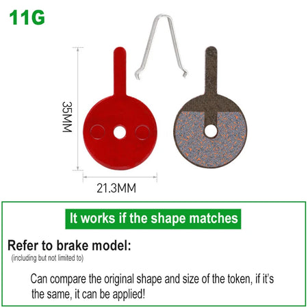 1 Pair SemiMetallic Hydraulic Disc Brake Pads &ndash; Shimano SRAM
