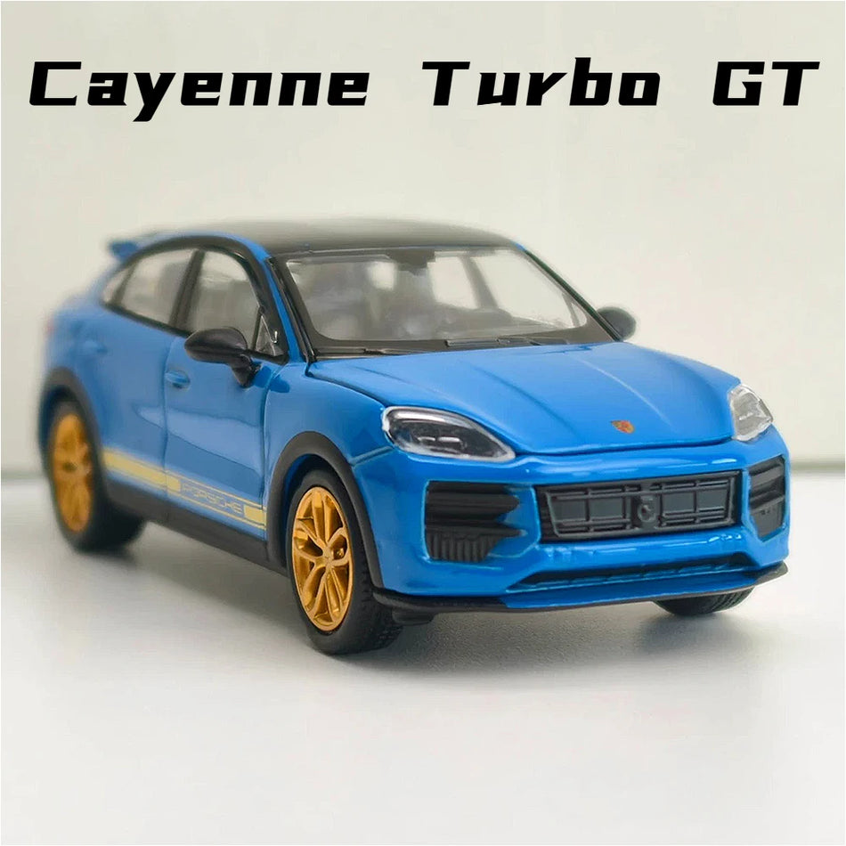 1:64 Diecast Cayenne Turbo GT SUV model avtomobila iz zlitine