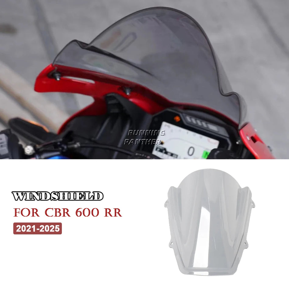 Etulasi akryyli Honda CBR600RR 2021-2025 varten