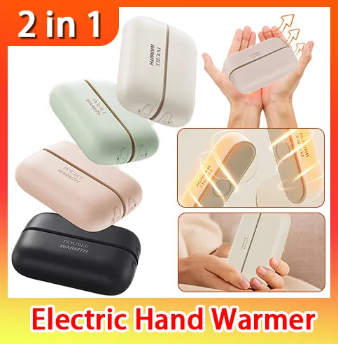Chauffe-mains électrique 2 en 1, mini, 3 réglages de température